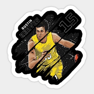 austin reaves stripes Sticker